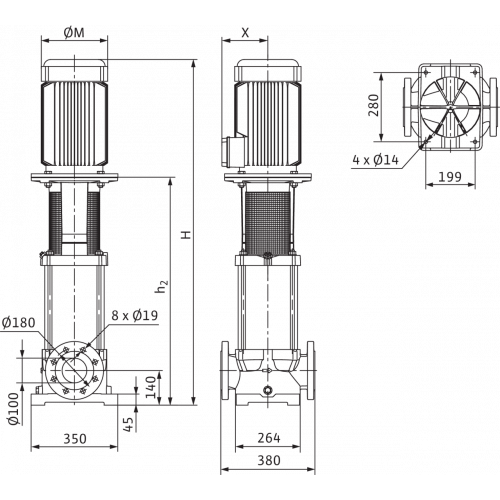 Насос Wilo Multivert MVI 7004/1-3/16/E/3-380-50-2 купить по цене "по запросу"
