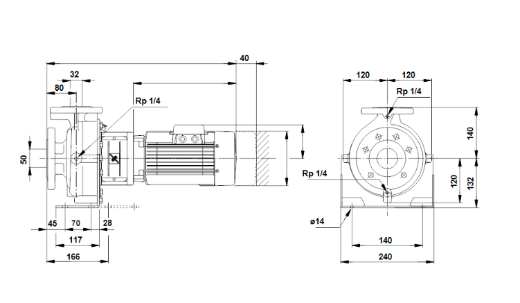 Насос Grundfos DNM 32-125/142 A-F-A-BUBE 0,25kW 3x230/400V 50Hz купить по цене "по запросу"
