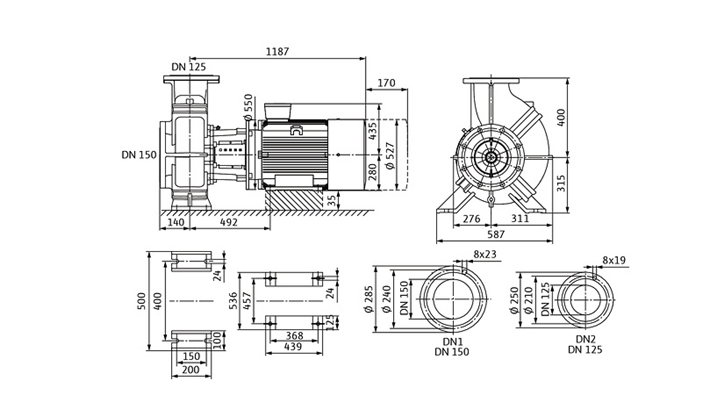 Насос Wilo BL 125/390-75/4 купить по цене "по запросу"
