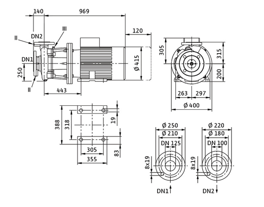 Насос Wilo BL 100/345-30/4 купить по цене "по запросу"