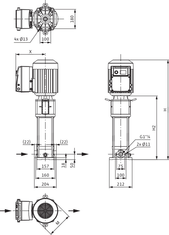 Насос Wilo HELIX VE 606-1/16/E/S заказать со складов по всей России