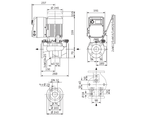 Насос Wilo IP-E 32/135-1,1/2 купить по цене "по запросу"