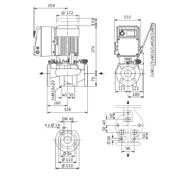 Насос Wilo IP-E 40/130-2,2/2 купить по цене "по запросу"
