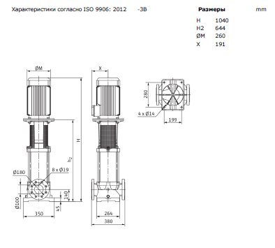 Насос Wilo MVI 7002-3/16/E/3-400-50-2 купить по цене 599911 руб.