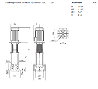 Насос Wilo MVI 7007/1-3/25/E/3-400-50-2 купить по цене 1407202 руб.