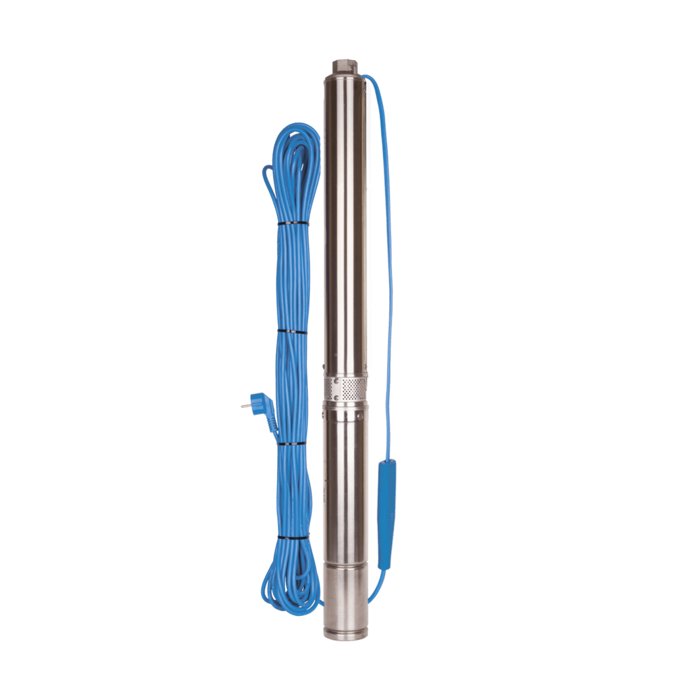 Насос скважинный Aquario ASP1E-55-75 (встр. конд., каб. 35м)