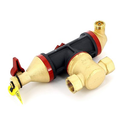 Сепаратор шлама и воздуха резьбовой Flamco Smart Flamcovent Clean EcoPlus 3/4 Ру10 заказать со складов по всей России