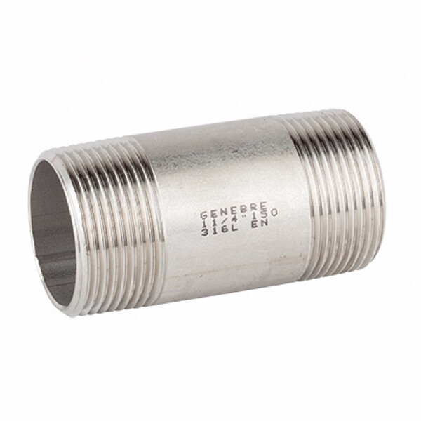 Бочонок GENEBRE 0150 07 080, DN032 (1 1/4"), PN20, корпус - AISI316L (CF3M), НР-НР