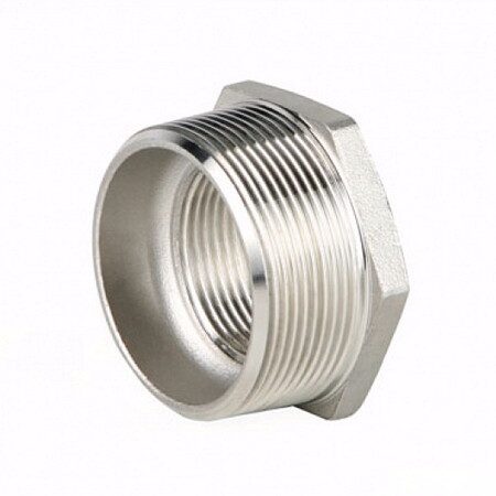 Футорка GENEBRE 0241N 09 08, DN050 x DN040 (2” x 1 1/2"), PN20, корпус - AISI316 (CF8M), НР-ВР, резьба NPT