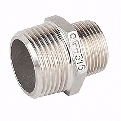 Ниппель переходной GENEBRE 0245 06 05, DN025 x DN020 (1” x 3/4"), PN20, корпус - AISI316 (CF8M), НР-НР