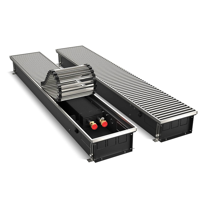 Конвектор водяной Royal Thermo ATRIUM DG-U-NA 110/200/1800, решетка алюминий 806 Вт