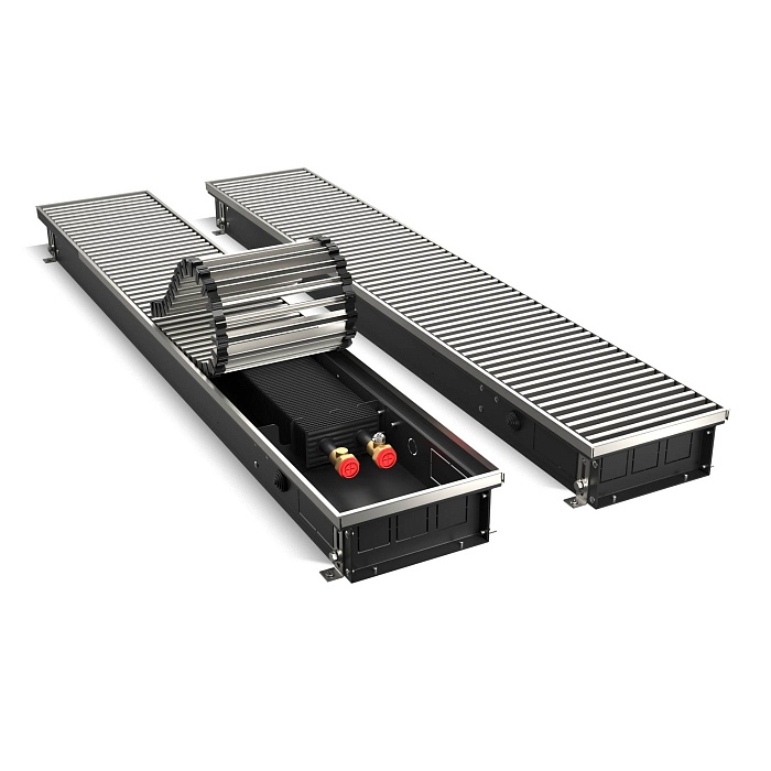 Конвектор водяной Royal Thermo ATRIUM DG-U-NA 90/300/1400, решетка алюминий 653 Вт