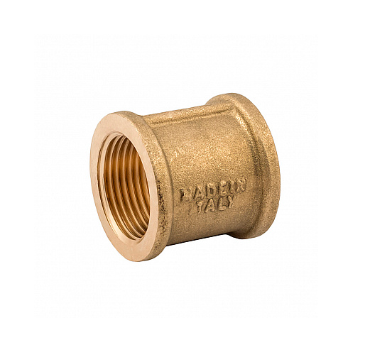 Муфта ВВ, 3/4", 3/4", латунь, равнопроходная Elsen 