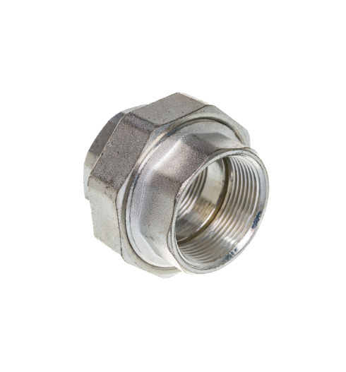 Сгон американка, прямой, ВВ, 1/2", 1/2", TIN латунь, уплотнение металл по металлу ELSEN