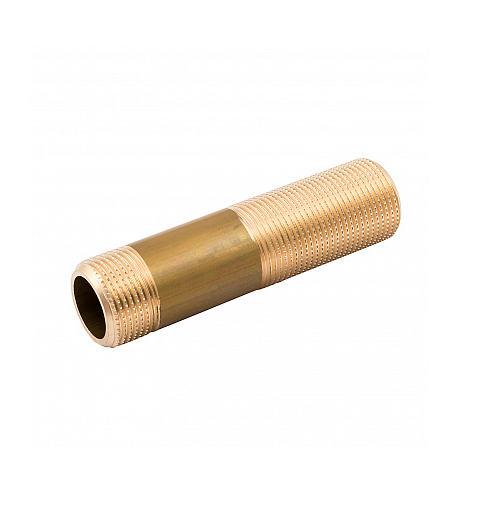 Сгон прямой НН, 3/4", 3/4", длина сгона, мм-100, латунь ELSEN