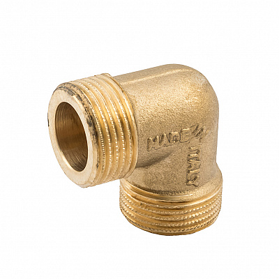 Угольник 90°, НН, 1/2", 1/2", латунь ELSEN