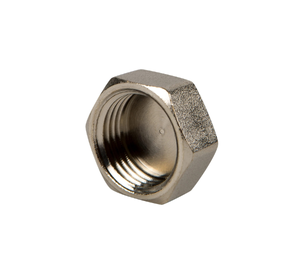 Заглушка В, 1 1/2", TIN латунь ELSEN