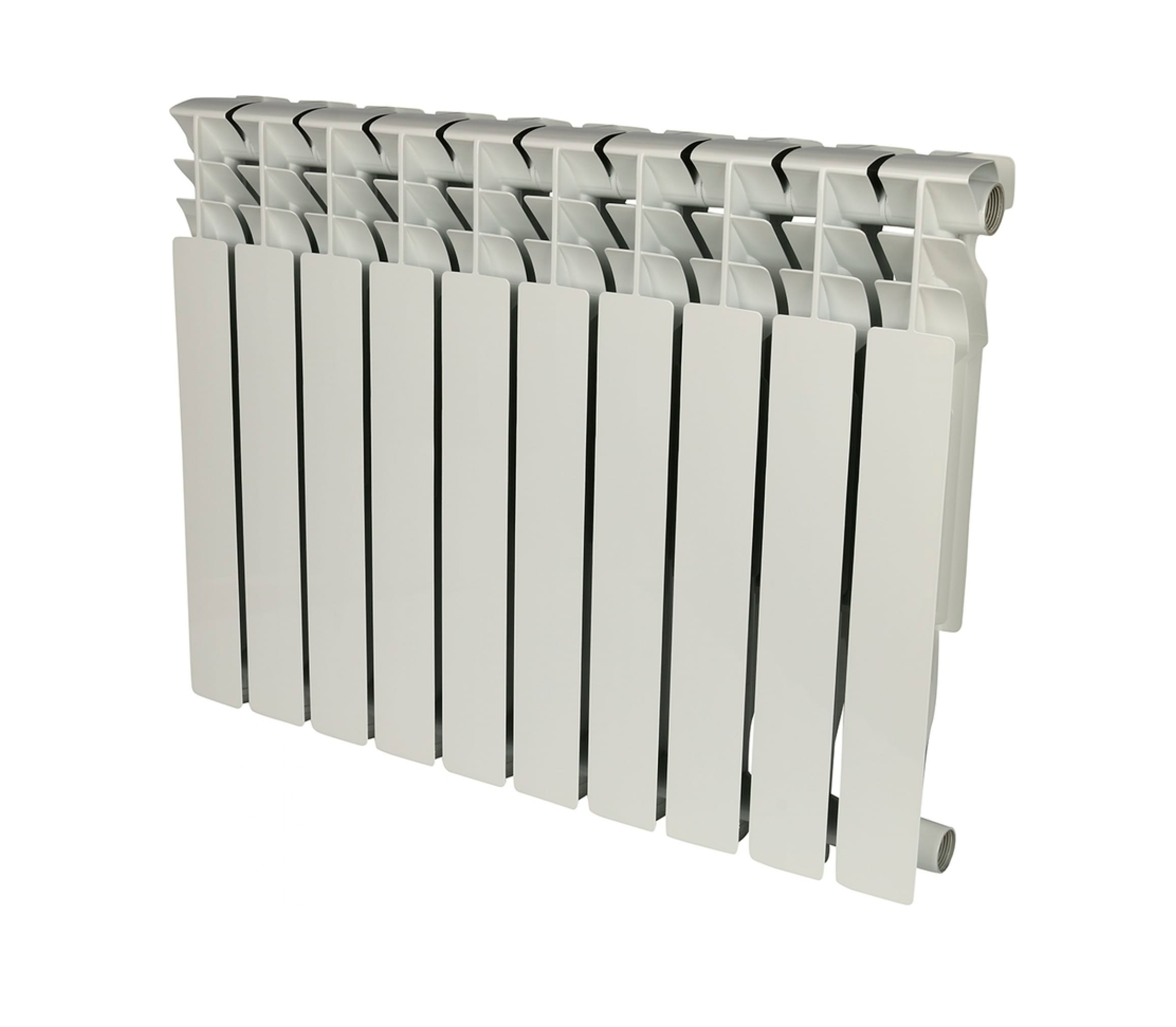 Радиатор алюминиевый ROMMER Plus 500 10 секций (1410 Вт)
