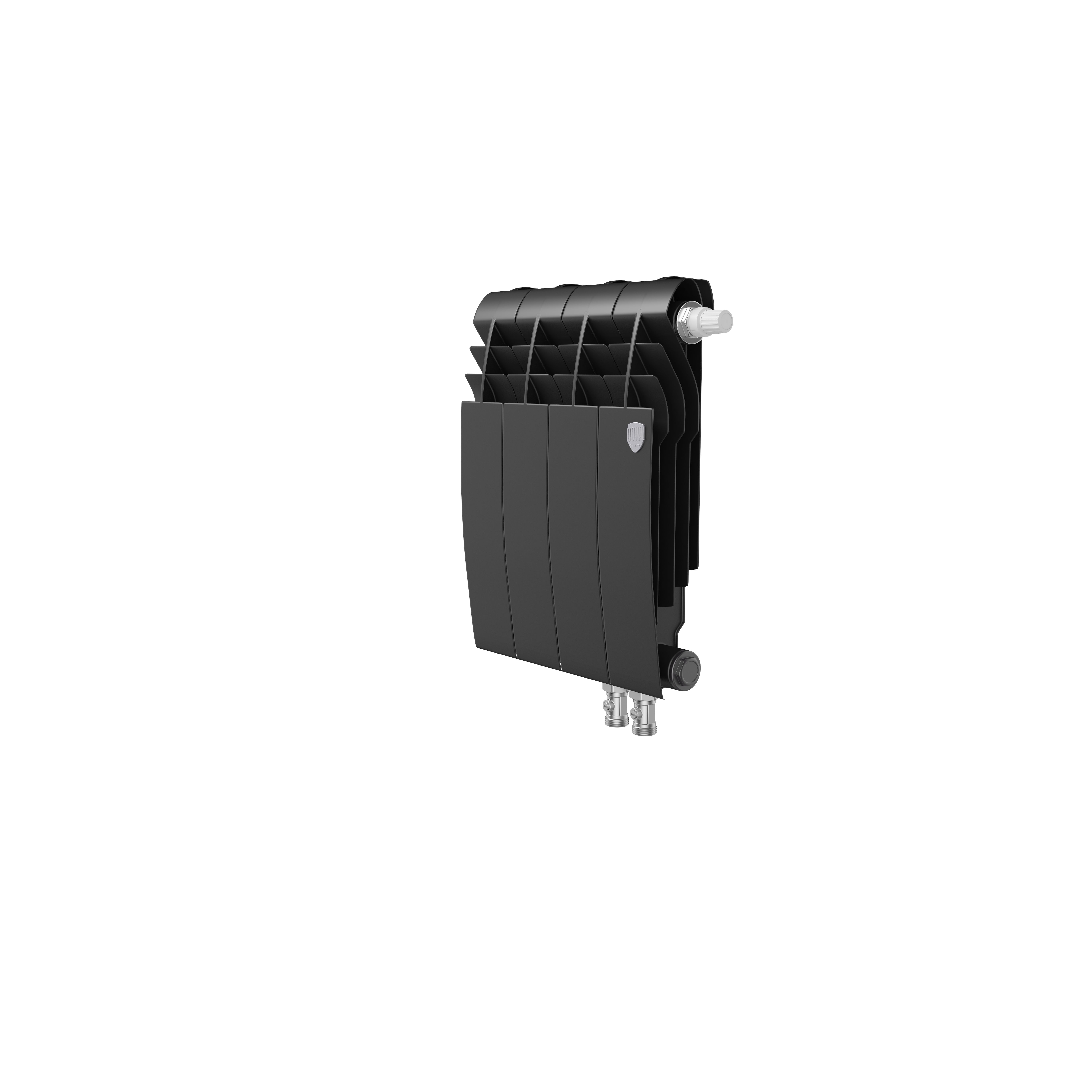 Радиатор Royal Thermo BiLiner 350 /Noir Sable VR - 4 секции купить с доставкой по РФ