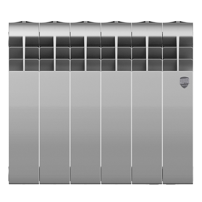 Радиатор Royal Thermo BiLiner 350/Silver Satin - 6 секций заказать со складов по всей России