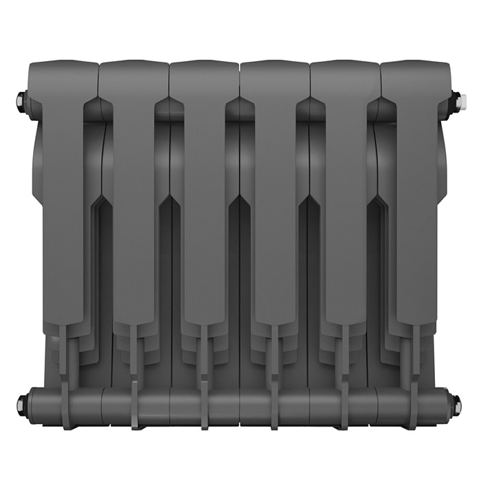 Радиатор Royal Thermo BiLiner 350/Silver Satin - 6 секций купить по цене 7140 руб.