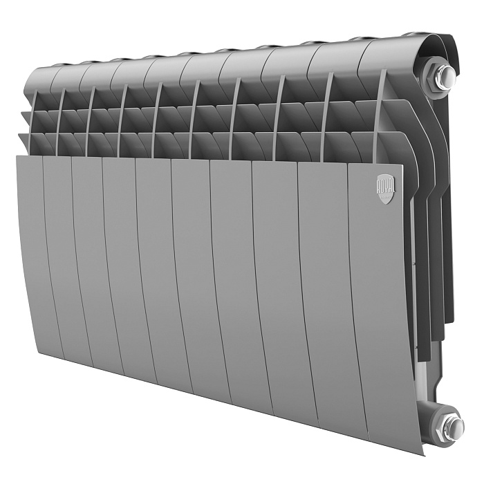 Радиатор Royal Thermo BiLiner 350 /Silver Satin - 10 секций