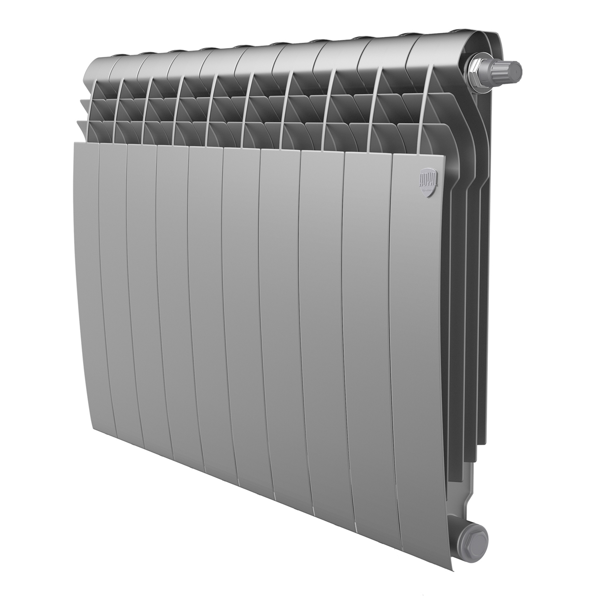 Радиатор Royal Thermo BiLiner 500 /Silver Satin VDR - 10 секций купить с доставкой по РФ