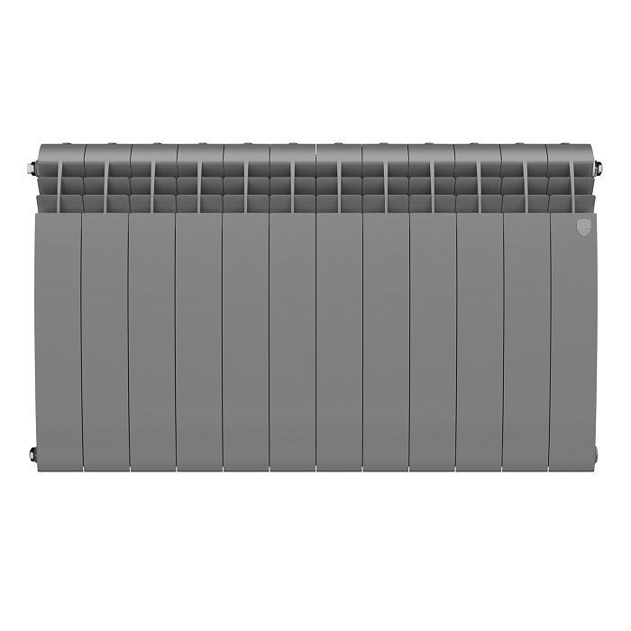 Радиатор Royal Thermo BILINER 500/Silver Satin - 12 секций купить по цене 14760 руб.