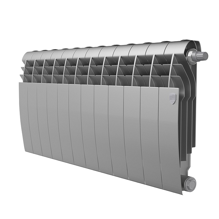 Радиатор Royal Thermo BiLiner 350 /Silver Satin VDR - 12 секций