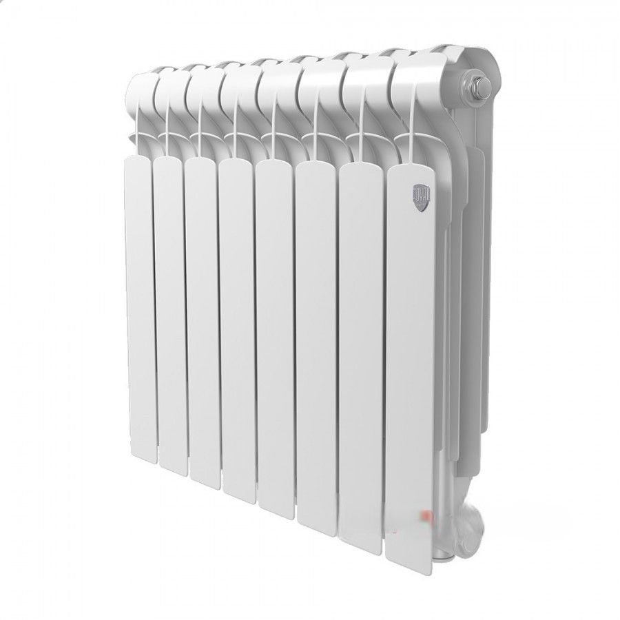 Радиатор алюминиевый Royal Thermo Indigo Bianco Traffico 10/500, 1 880 Вт купить с доставкой по РФ
