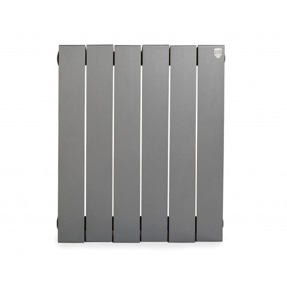 Секционный биметаллический радиатор Royal Thermo Pianoforte 500 Silver Satin секций 6