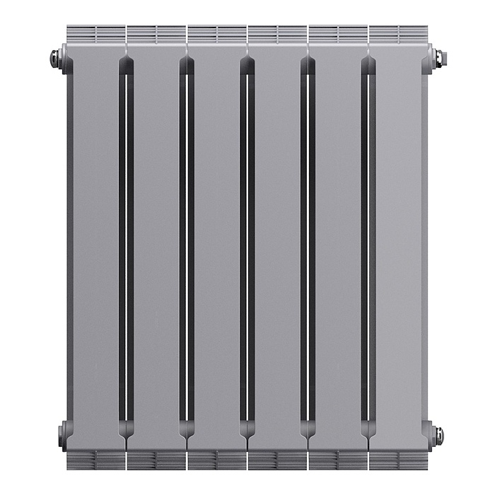Радиатор  Royal Thermo PianoForte 500/Silver Satin - 6 секций купить по цене 10320 руб.