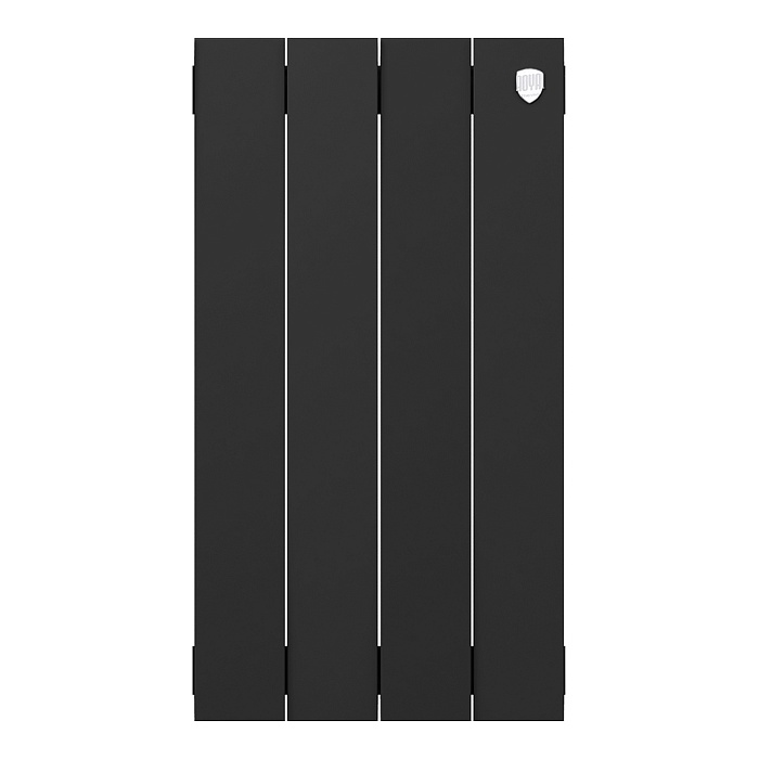 Радиатор биметаллический Royal Thermo Pianoforte 500 Noir Sable 4 секции (черный)