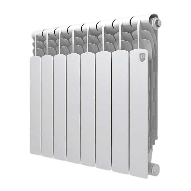 Радиатор Royal Thermo Revolution Bimetall 350/Silver Satin - 8 секц.
