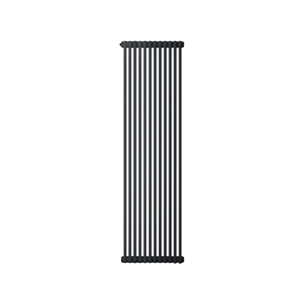 Радиатор трубчатый Zehnder Charleston 2180, 12 сек.1/2 бок.подк. RAL9005matt (9205) (кроншт.в компл)