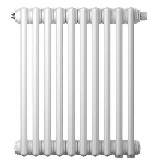 Радиатор трубчатый Zehnder Charleston Retrofit 2056, 30 сек.1/2 ниж.подк. RAL9016 (кроншт.в компл) купить с доставкой по РФ