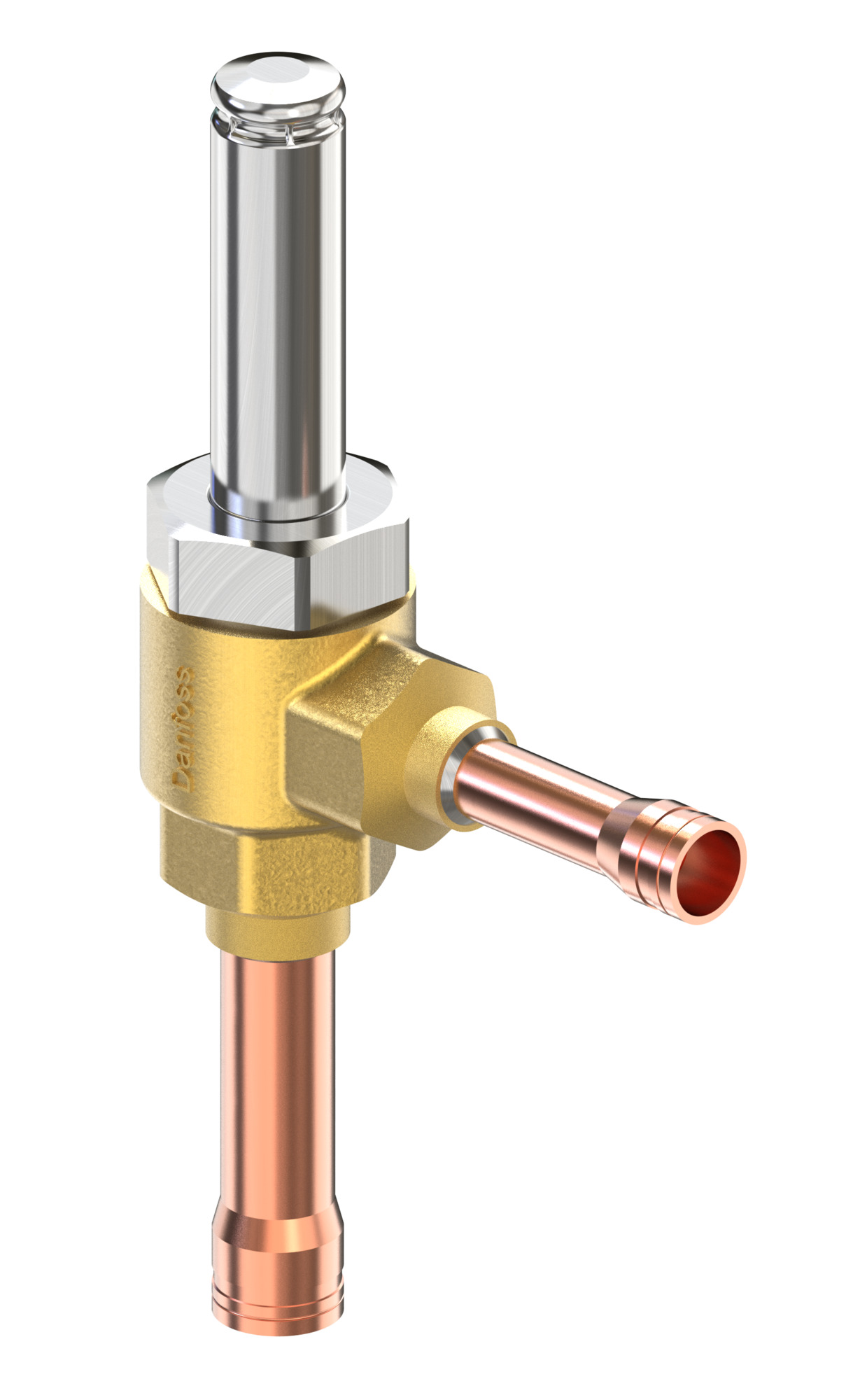 Соленоидный клапан для холодильного оборудования Danfoss AKV 10PS6 3/8"х1/2"