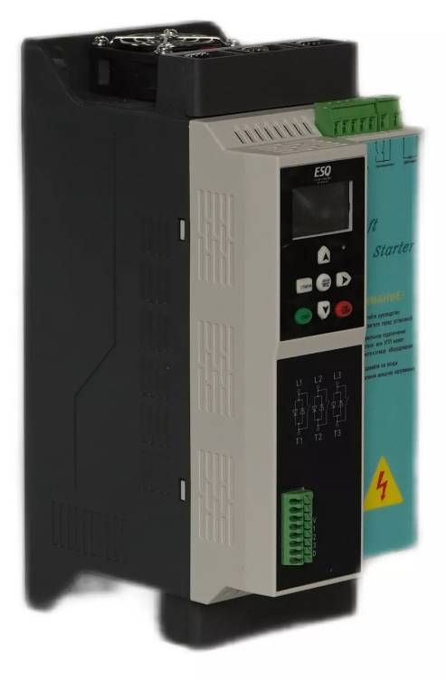 Устройство плавного пуска ESQ-GS9mini-037 (75А, 380В, 37кВт, встроенный шунтирующий контактор)