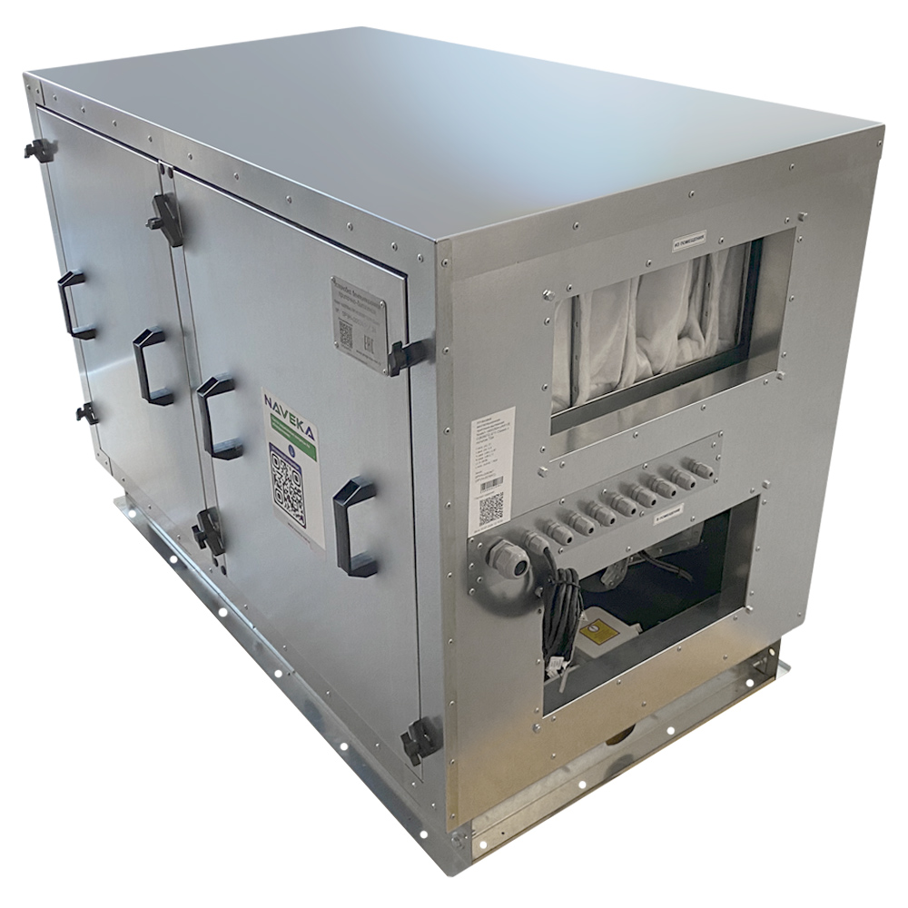 Установка вентиляционная приточно-вытяжная Node1-7000(50c)/RP,VEC(B500),E45 Classic с ЧЕРНЫМ пультом TS4b