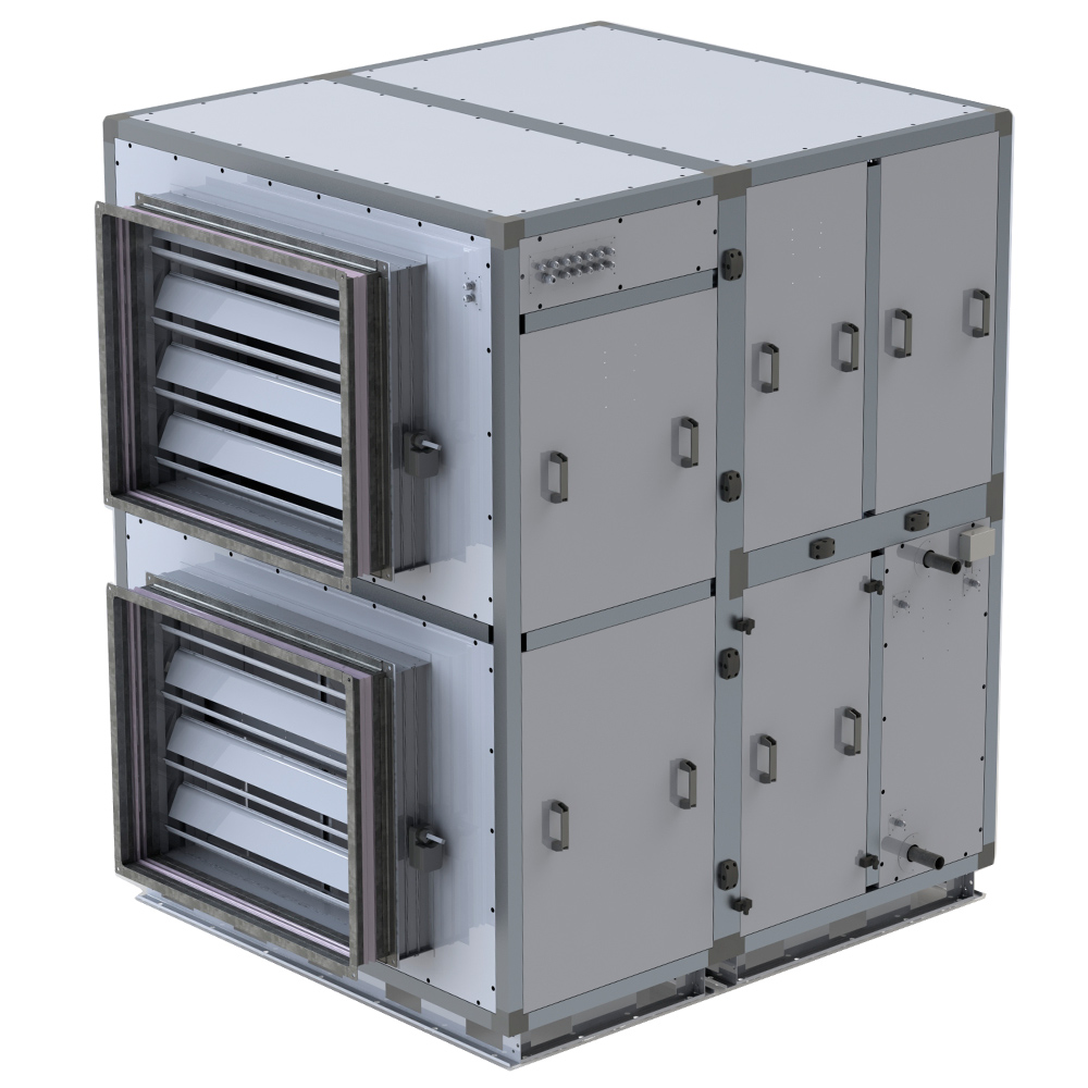 Установка вентиляционная приточно-вытяжная Node3 Pro-150x 90(50c)/RR,VEC(B630),W2 Classic с ЧЕРНЫМ пультом TS4b