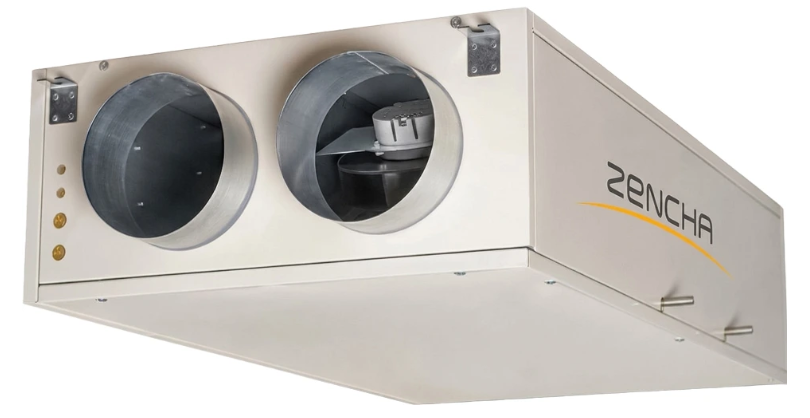 Приточно-вытяжная вентиляционная установка ZENCHA BOX COMFORT 450 WH