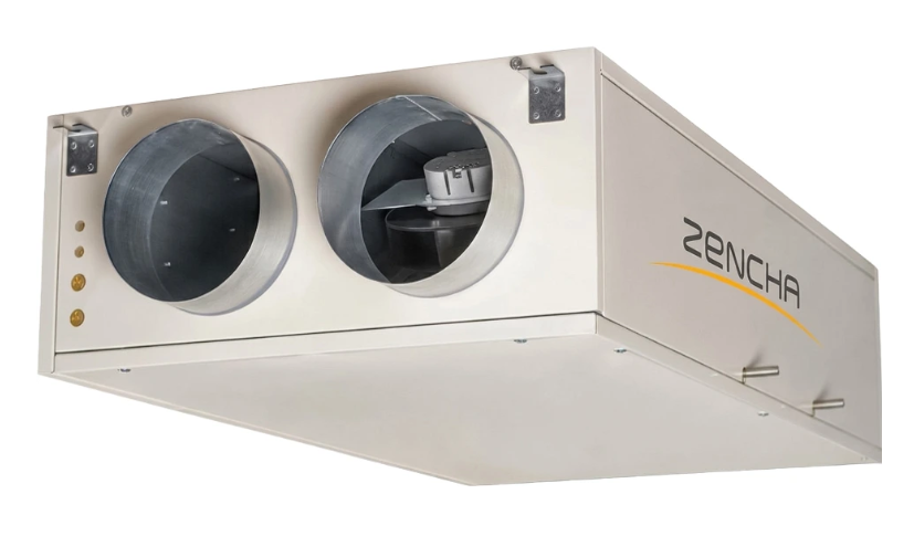 Приточно-вытяжная вентиляционная установка ZENCHA BOX COMFORT 800 WH