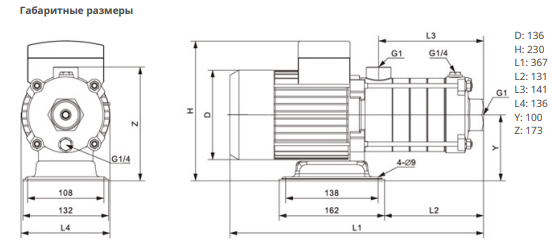Насос Native MHL 205-1/E-3-230-50-2 заказать со складов по всей России