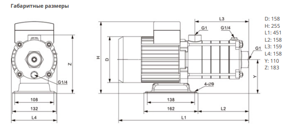 Насос Native MHL 206-1/E-3-230-50-2 заказать со складов по всей России