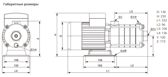 Насос Native MHL 402-1/E-3-230-50-2 заказать со складов по всей России
