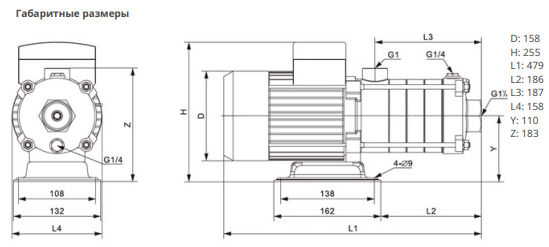 Насос Native MHL 405-1/E-3-230-50-2 заказать со складов по всей России