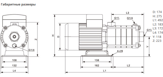 Насос Native MHL 804-1/E-3-230-50-2 заказать со складов по всей России