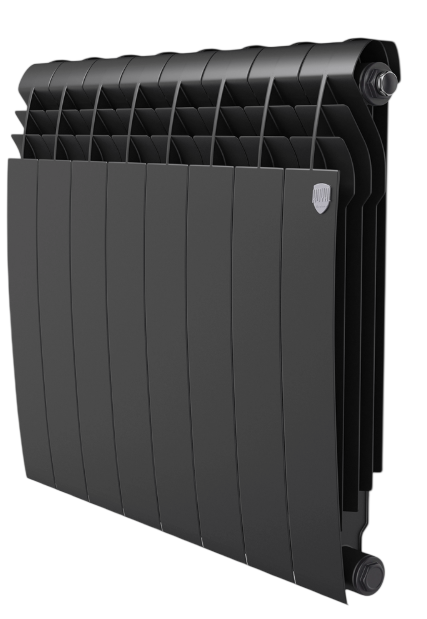 Радиатор алюминиевый Royal Thermo Biliner Alum 500 Noir Sable - 8 секц.