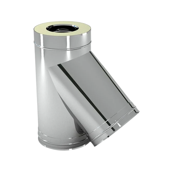 Сэндвич-тройник FERRUM 90° (430/0,5мм) Ф150х210