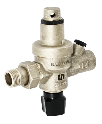 Клапан подпиточный UNI-FITT НВ 1/2" с редукционным соединением, никелированный